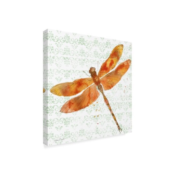 Jean Plout 'Dragonfly Bliss 4' Canvas Art,24x24